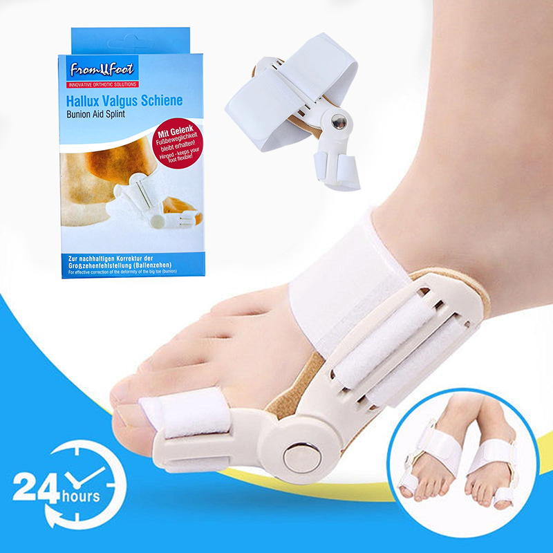 2 Ədəd Bunion Korrektoru – Hallux Valgus Üçün Professional Ayaq Barmağı Düzləşdirici Şin